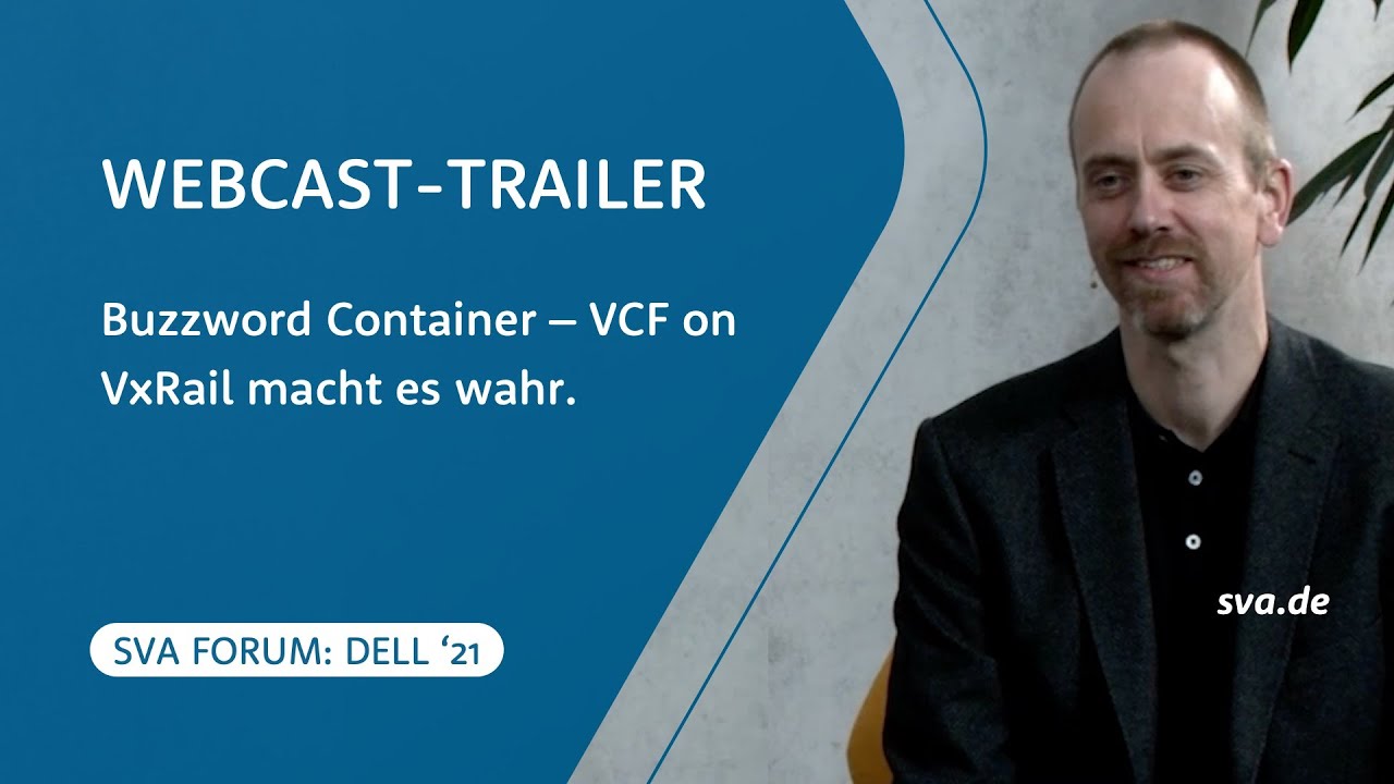 Einsatz der Containertechnologie mit VCF on VxRail