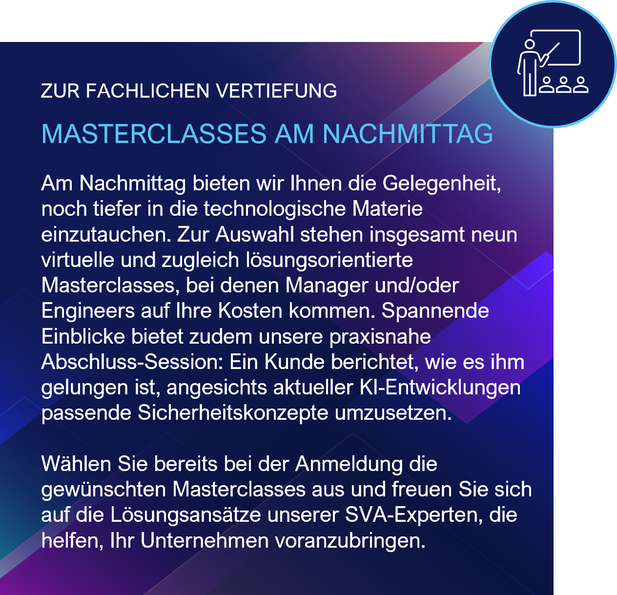 Microsoft Solution Day Agenda Nachmittag