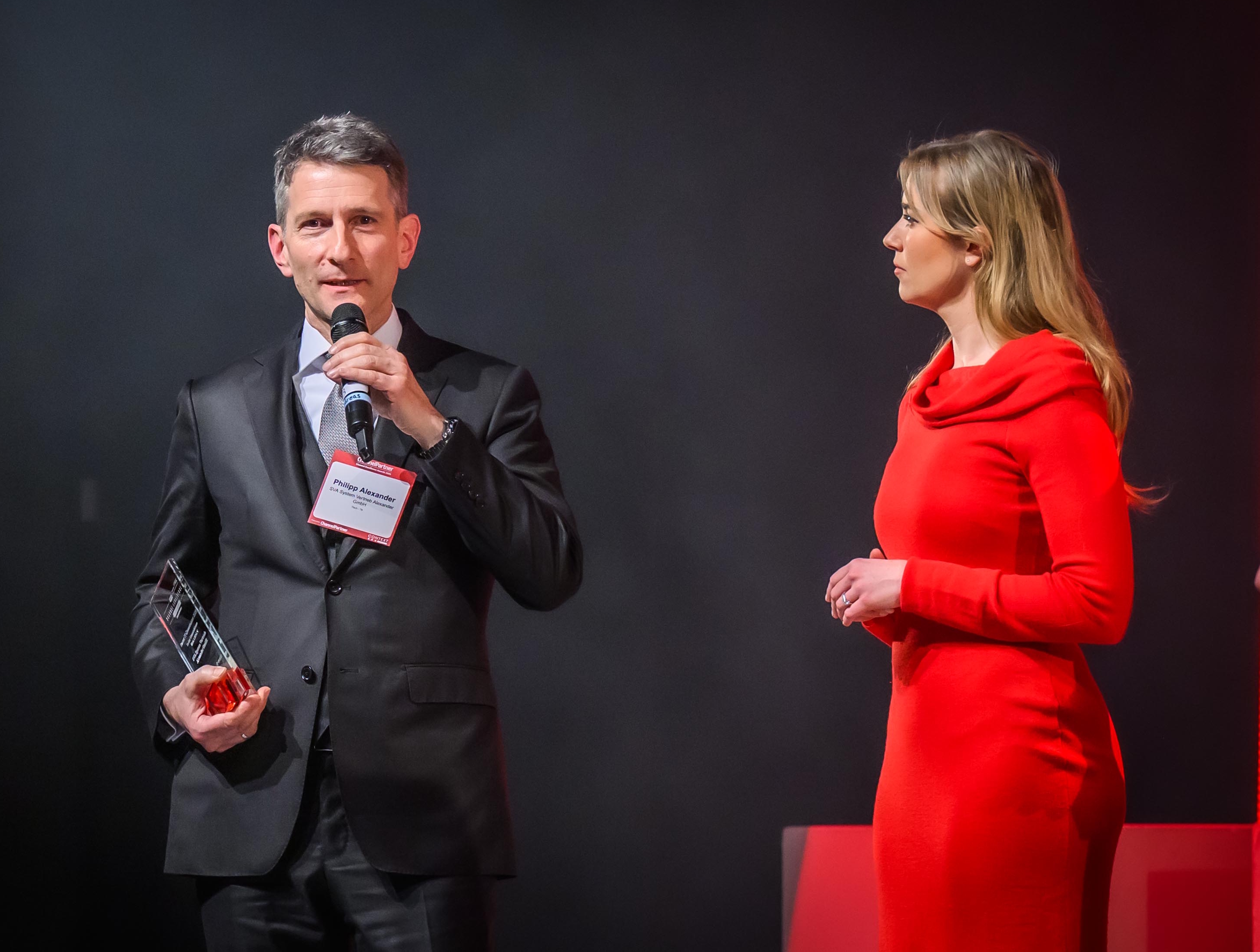 SVA Geschäftsführer Philipp Alexander bei der Award-Verleihung