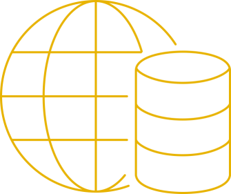 icon - globe with database