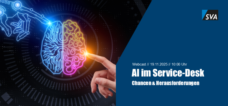AI im Servicedesk Eventheader SVA 2025