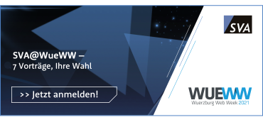 SVA@WueWW // 7 Veranstaltungen während der Würzburg Web Week // Melden Sie sich jetzt an!