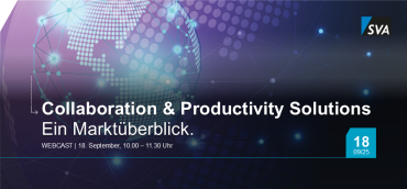 Header Webcast Collaboration und Productivity Solutions SVA 2025